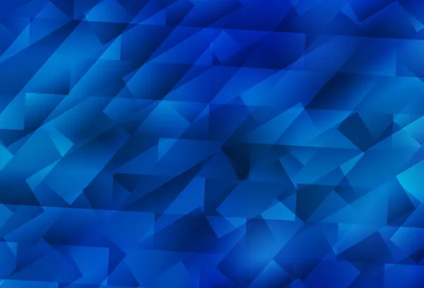 ライトブルーのベクトル背景を多角形で表示します 長方形で抽象的なイラストをキラキラさせます ポスター バナーに最適なデザイン — ストックベクタ