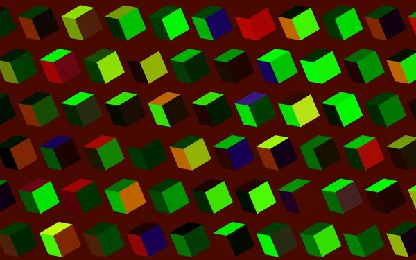 Σκούρο Πράσινο Κόκκινο Διανυσματική Υφή Ορθογώνιο Στυλ Σύγχρονη Αφηρημένη Απεικόνιση — Διανυσματικό Αρχείο