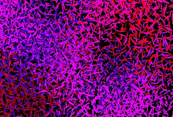 Dunkelrosa Rote Vektorschablone Mit Wiederholten Sticks Moderne Geometrische Abstrakte Illustration — Stockvektor