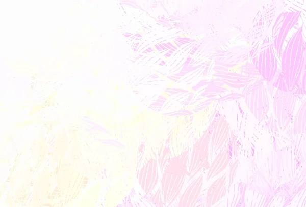 Rose Pâle Texture Vectorielle Jaune Aux Formes Abstraites Illustration Avec — Image vectorielle