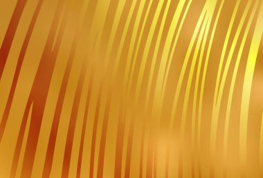 Eğri çizgileri olan hafif turuncu vektör arkaplanı. Eğri şekilli yepyeni renkli bir tasvir. Reklamınız için yepyeni tasarım..