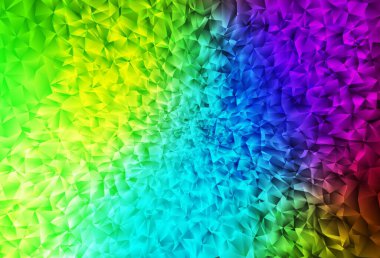 Koyu Çokrenkli vektör soyut çokgen desen. Üçgenlerden oluşan parlayan çokgen çizimler. Dizaynınız için üçgen desen.