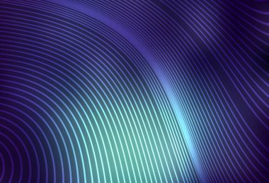 Koyu mavi, kıvrımlı yeşil vektör desenli. Soyut ve gradyan renkte renkli çizimler. Web siteniz için soyut tasarım.