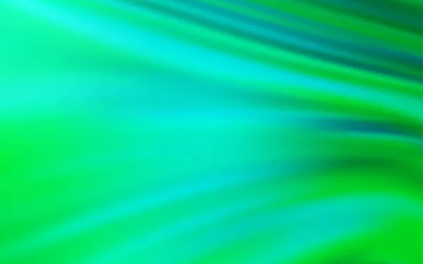 Světle Zelený Vektor Rozmazaný Abstraktní Šablonou Abstraktní Barevná Ilustrace Přechodem — Stockový vektor