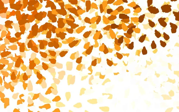 Светло Оранжевый Векторный Фон Цветами Иллюстрация Красочными Градиентными Формами Абстрактном — стоковый вектор