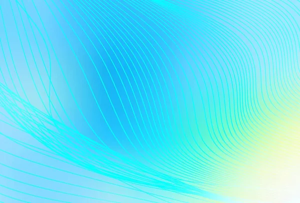 Light Blue Green Vector Colorful Blur Background Creative Illustration Halftone — Stock Vector