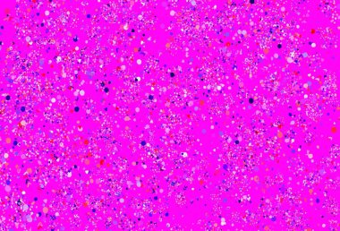 Açık Mor, soyut şekilli pembe vektör dokusu. Renkli rastgele şekillerle modern soyut illüstrasyon. Bir cep telefonu için arka plan.