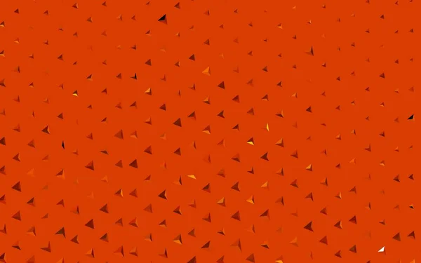 Textura Vetorial Laranja Escura Com Estilo Triangular Design Decorativo Estilo — Vetor de Stock