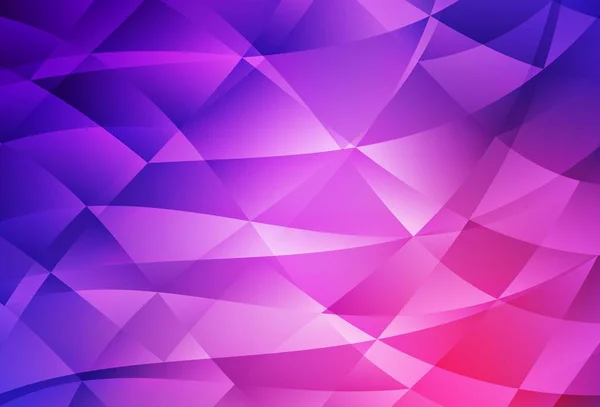 Modèle Polygonal Abstrait Violet Clair Vecteur Rose Une Toute Nouvelle — Image vectorielle