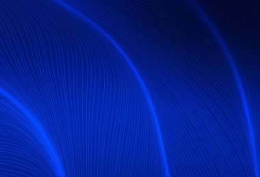 Çizgileri olan koyu mavi vektör deseni. Değişken çizgileri olan renkli geometrik örnek. İşiniz için en iyi tasarım.