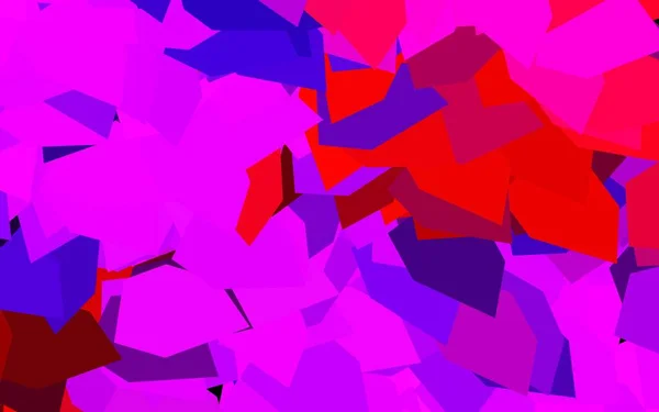 Tmavá Růžová Červené Vektorové Pozadí Liniemi Trojúhelníky Moderní Abstraktní Ilustrace — Stockový vektor