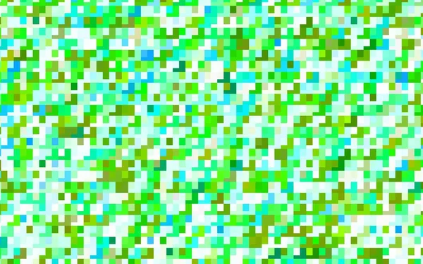 Lichtblauwe Groene Vectorachtergrond Veelhoekige Stijl Abstracte Gradiënt Afbeelding Met Rechthoeken — Stockvector