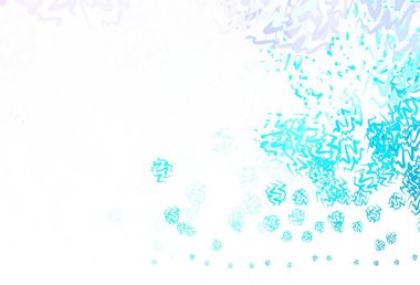 Bükülmüş çizgileri olan ışık çok renkli vektör deseni. Basit bir şekilde yepyeni renkli bir tasvir. Markan için yeni kompozisyon.