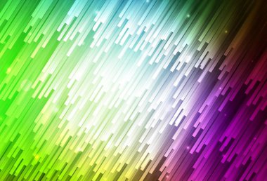 Pembe ışık, vektör desen keskin çizgilerle yeşil. Parlayan illüstrasyon keskin çizgili renkli. Reklam, kitapçıklar, broşürler için desen.