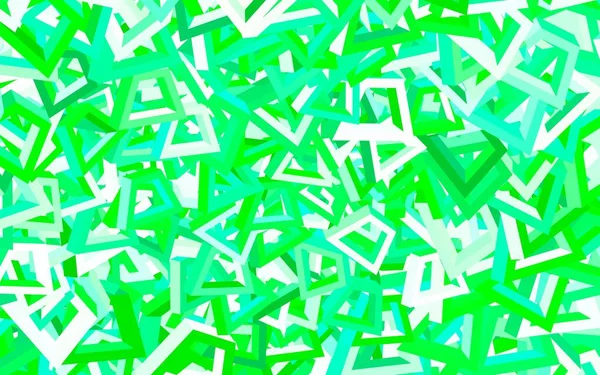 Světle Zelená Vektorová Textura Abstraktními Tvary Jednoduchá Barevná Ilustrace Abstraktními — Stockový vektor