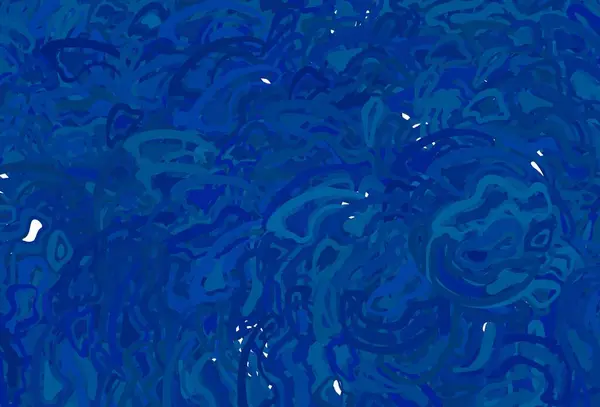 Mise Page Vectorielle Bleu Clair Avec Des Lignes Douces Illustration — Image vectorielle