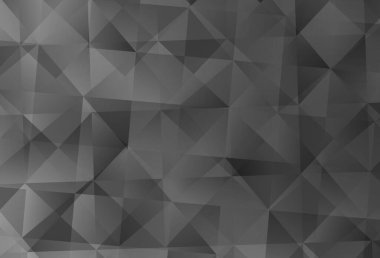 Light Gray vektör mozaik şablonu. Gradyanı olan zarif parlak çokgen çizimi. Arkaplanlarınız için desenli desen.