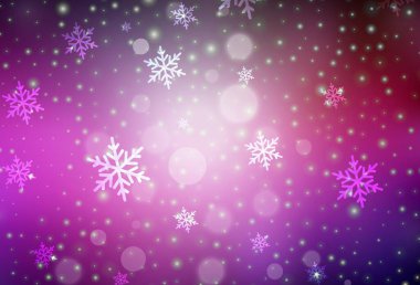 Koyu pembe vektör düzeni yeni yıl tarzında. Noel tarzında renkli bir tasarım ve eğilim. Bir üniversite posteri için en iyi tasarım, afiş.