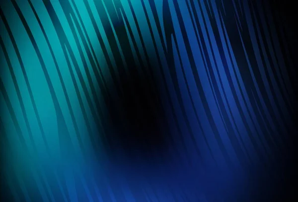 Textura Vectorial Azul Oscuro Con Líneas Curvas Ilustración Abstracta Colorida — Vector de stock