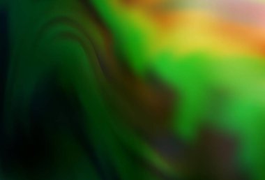 Koyu yeşil, kırmızı vektör soyut parlak desen. Eğilimli zarif, parlak bir çizim. Marka kitabınız için yeni biçim tasarımı.