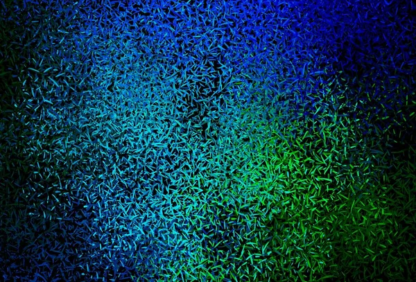 Dunkelblauer Grüner Vektorhintergrund Mit Streifen Leuchtend Farbige Illustration Mit Scharfen — Stockvektor