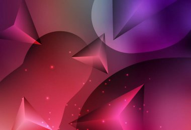 Açık Pembe, soyut çember ve çizgilerle kırmızı vektör çizimi. Renkli su damlaları olan modern soyut çizimler. Duvar kağıtları için zarif tasarım.