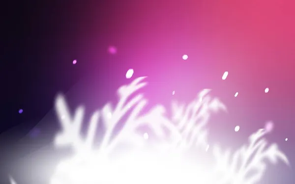 Couverture Vectorielle Violet Clair Avec Beaux Flocons Neige Illustration Colorée — Image vectorielle