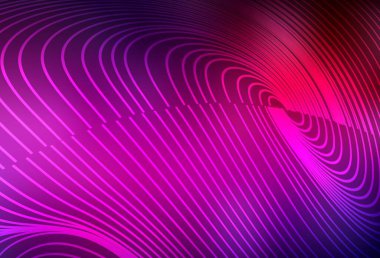 Renkli çizgileri olan koyu pembe vektör dokusu. Soyut şablon üzerinde çizgileri olan renkli, parlak bir illüstrasyon. Güzel geçmişiniz için şablon.