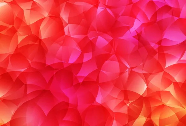Rose Pâle Jaune Vecteur Abstrait Fond Polygonal Illustration Abstraite Colorée — Image vectorielle
