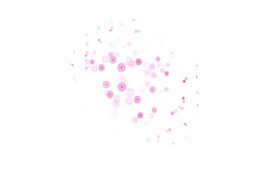 Açık Kırmızı, noktalı sarı vektör arkaplan. Bulanık yağmur damlaları olan soyut bir çizim. Reklamlar, broşürler için desen.