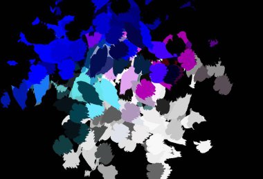 Koyu mavi, soyut şekilli kırmızı vektör dokusu. Soyut gradyan şekilli basit renkli çizimler. Kartvizitiniz için modern tasarım.