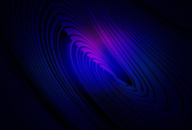 Koyu pembe, ince çizgileri olan mavi vektör dokusu. Eğimli çizgileri olan zarif parlak bir illüstrasyon. Broşürler, broşürler için doku.