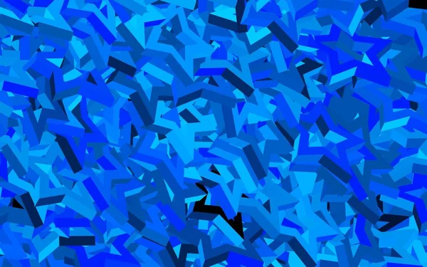 Lys Blå Vektorbaggrund Med Små Store Stjerner Glimrende Abstrakt Illustration – Stock-vektor