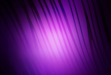 Eğri çizgileri olan koyu mor vektör düzeni. Basit eğri biçiminde parlak renkli bir illüstrasyon. Fikirlerin için bir örnek..