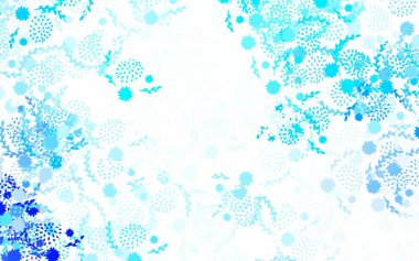 Çiçekli hafif BLUE vektör zarif deseni. Çiçekli soyut çizimler. İşiniz için en iyi tasarım..