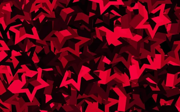 Mörk Rosa Vektor Bakgrund Med Trianglar Vacker Illustration Med Trianglar — Stock vektor