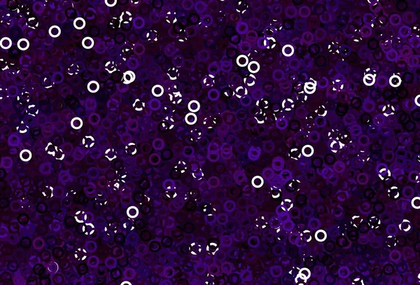 Luz Purple Vector Telón Fondo Con Puntos Ilustración Abstracta Moderna — Archivo Imágenes Vectoriales