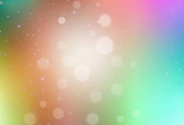 Karnaval tarzında hafif çokrenkli vektör şablonu. Renkli Noel şeyleri ile soyut gradyan çizimi. Üniversitenin tanıtımı için akıllı tasarım.