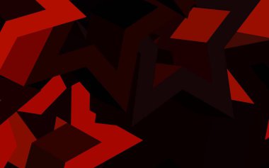 Güzel yıldızlı koyu kırmızı vektör dokusu. Yıldızlı modern geometrik soyut çizim. Astronomi web siteleri için desen.