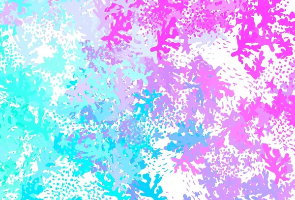 Rose Foncé Fond Vectoriel Bleu Avec Des Formes Abstraites Design — Image vectorielle