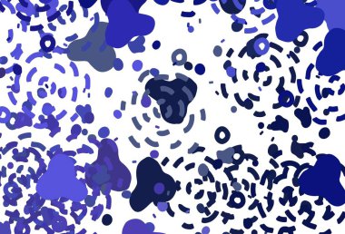 Soyut formlarla açık mor vektör dokusu. Soyut gradyan şekilli basit renkli çizimler. Bir cep telefonu için arka plan.