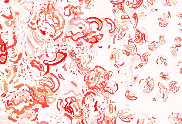 Modèle Vectoriel Rouge Clair Avec Des Formes Chaotiques Design Décoratif — Image vectorielle