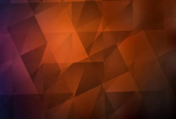 Vecteur Rouge Foncé Bas Fond Poly Échantillon Géométrique Triangulaire Avec — Image vectorielle