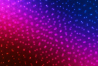 Lacivert, lekeli kırmızı vektör arkaplan. Renkli su damlaları olan modern soyut çizimler. Reklamlar, broşürler için desen.