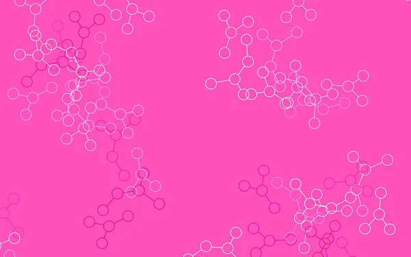 Світло Рожева Векторна Текстура Концепцією Штучного Інтелекту Блискучі Ілюстрації Формами — стоковий вектор