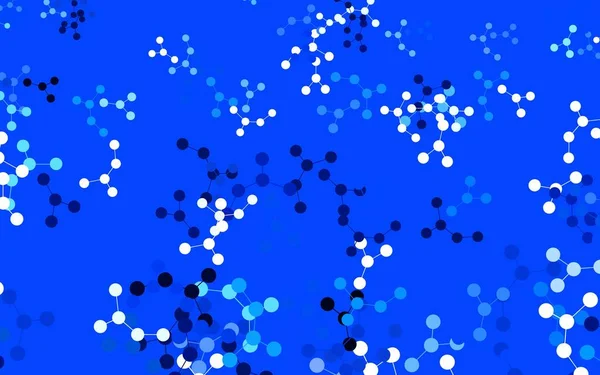 Синий Зеленый Векторный Фон Формами Искусственного Интеллекта Яркая Красочная Иллюстрация — стоковый вектор
