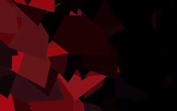 Rosa Oscuro Plantilla Vector Rojo Con Cristales Triángulos Triángulos Sobre — Archivo Imágenes Vectoriales