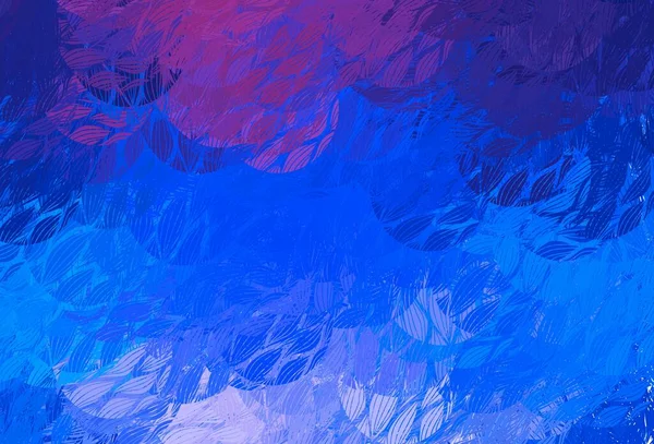 Dunkelrosa Blauer Vektorhintergrund Mit Memphis Formen Dekorative Gestaltung Abstrakten Stil — Stockvektor