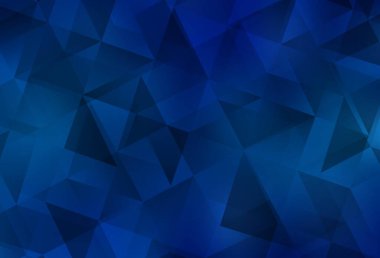 Açık BLUE vektör eğimli üçgen dokusu. Çokgen tarzda tamamen yeni bir renk çizimi. Web siteniz için yeni bir doku.