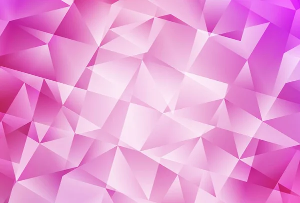 Світло Рожевий Векторний Багатокутний Фон Барвисті Ілюстрації Полігональному Стилі Градієнтом — стоковий вектор